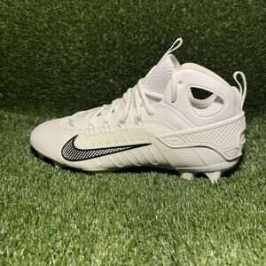 Size 9.5 - Nike Men’s Huarache 9 Elite Mid LAX Lacrosse Cleats - FD0088-101